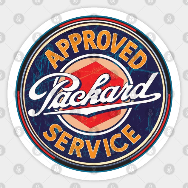 Approved Packard Service Sticker by Midcenturydave